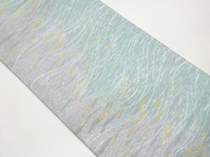 騒波風景文様織出し袋帯